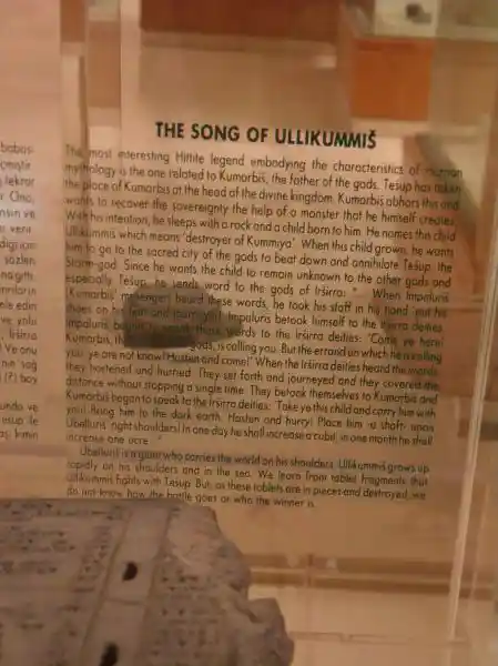The song of Ullikummis